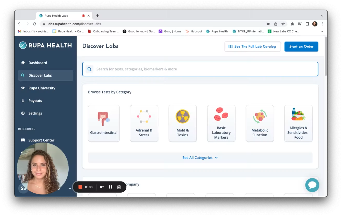 How To Browse the Lab Test Catalog